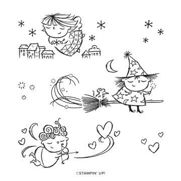 FLIGHT OF FANCY CLING STAMP SET