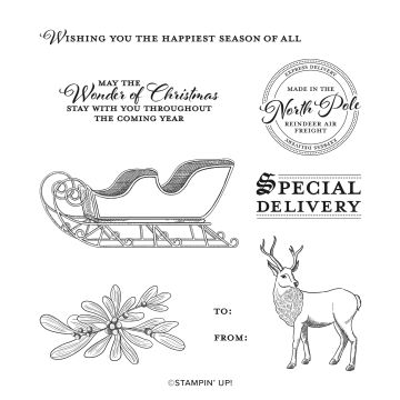 STAMP SET CLING WISHES & WONDER (ENGLISH)