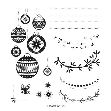 ORNAMENTAL ENVELOPES PHOTOPOLYMER STAMP SET