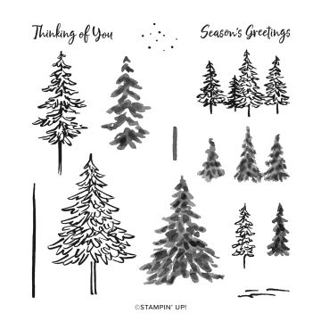 IN THE PINES PHOTOPOLYMER STAMP SET