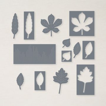 STITCHED LEAVES DIES