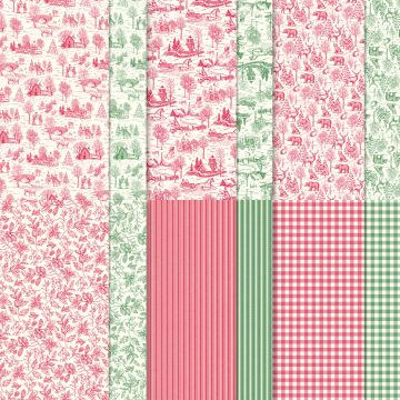 TOILE TIDINGS DESIGNER SERIES PAPER