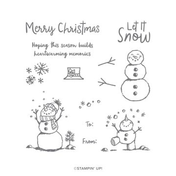 SNOWMAN SEASON PHOTOPOLYMER STAMP SET