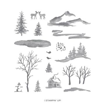 SNOW FRONT PHOTOPOLYMER STAMP SET