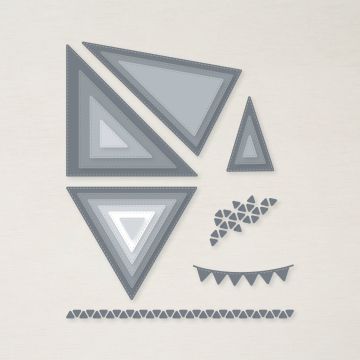 STITCHED TRIANGLES DIES