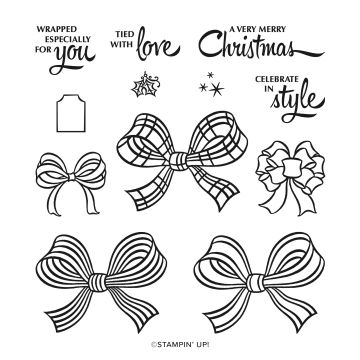 GIFT WRAPPED PHOTOPOLYMER STAMP SET (ENGLISH)