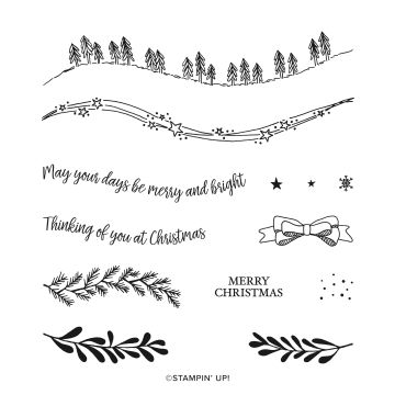 CURVY CHRISTMAS PHOTOPOLYMER STAMP SET