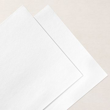 SAMTPAPIER 12" X 12" (30,5 X 30,5 CM) IN SCHNEEWEISS