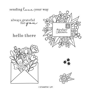 full of love stamp set with zoe tant
