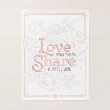 STAMPIN’ UP!-POSTER MIT VINTAGE-ROSEN