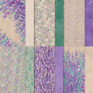 PERENNIAL LAVENDER 12" X 12" (30.5 X 30.5 CM) DESIGNER SERIES PAPER