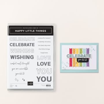 HAPPY LITTLE THINGS PHOTOPOLYMER STAMP SET (ENGLISH)