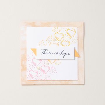 LOVE & STRENGTH CLING STAMP SET (ENGLISH)