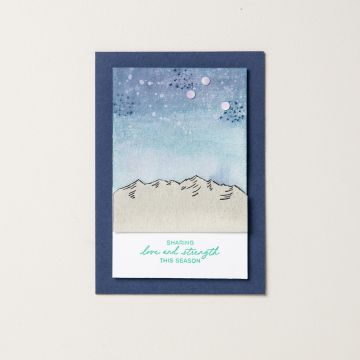LOVE & STRENGTH CLING STAMP SET (ENGLISH)