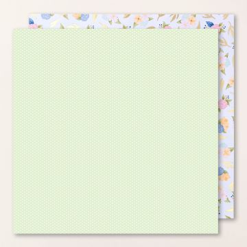 SPECIAAL DESIGNPAPIER WILDFLOWER BIRTHDAY 12" X 12" (30,5 X 30,5 CM)