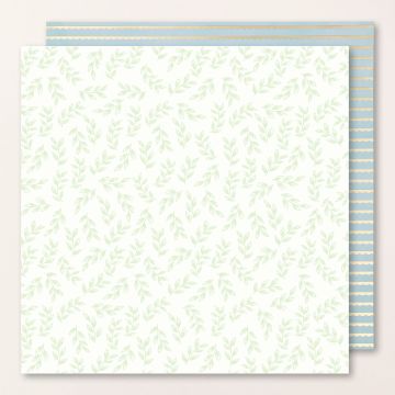 SPECIAAL DESIGNPAPIER WILDFLOWER BIRTHDAY 12" X 12" (30,5 X 30,5 CM)