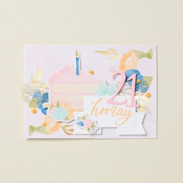 FÊTE D’ANNIVERSAIRE PHOTOPOLYMER STAMP SET (FRENCH)