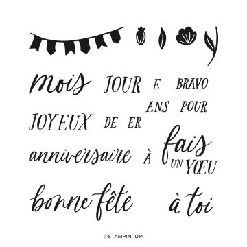 LOT FÊTE D’ANNIVERSAIRE (FRANÇAIS)