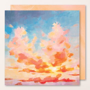 DESIGNERPAPIER 6" X 6" (15,2 X 15,2 CM) HIMMELSKUNST