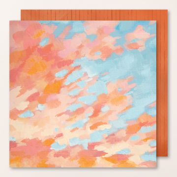 DESIGNERPAPIER 6" X 6" (15,2 X 15,2 CM) HIMMELSKUNST