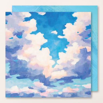 DESIGNERPAPIER 6" X 6" (15,2 X 15,2 CM) HIMMELSKUNST
