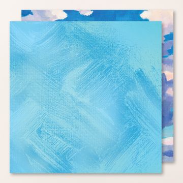 DESIGNERPAPIER 6" X 6" (15,2 X 15,2 CM) HIMMELSKUNST