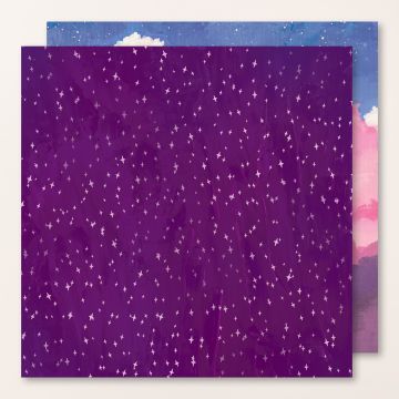 DESIGNERPAPIER 6" X 6" (15,2 X 15,2 CM) HIMMELSKUNST