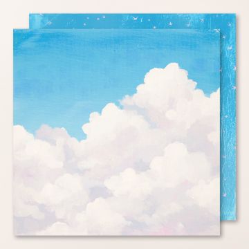 DESIGNERPAPIER 6" X 6" (15,2 X 15,2 CM) HIMMELSKUNST