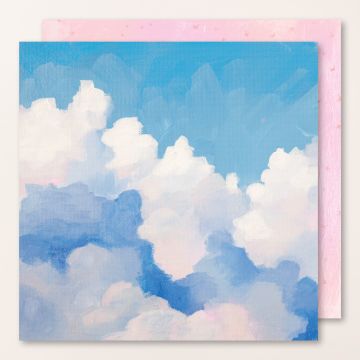 DESIGNERPAPIER 6" X 6" (15,2 X 15,2 CM) HIMMELSKUNST