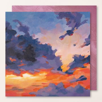 DESIGNERPAPIER 6" X 6" (15,2 X 15,2 CM) HIMMELSKUNST