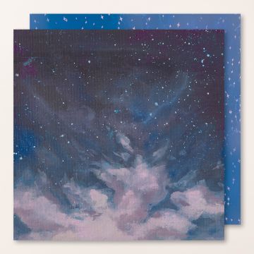 DESIGNERPAPIER 6" X 6" (15,2 X 15,2 CM) HIMMELSKUNST