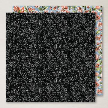 MIXED MEDIA FLORALS 12" X 12" (30.5 X 30.5 CM) DESIGNER SERIES PAPER