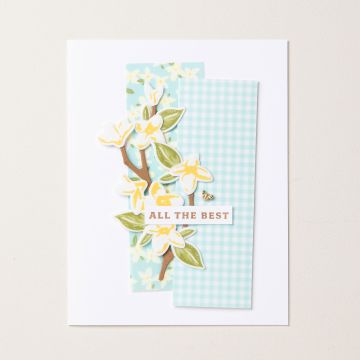FLORAL & GINGHAM VELLUM 12" X 12" (30.5 X 30.5 CM) SPECIALTY DESIGNER SERIES PAPER