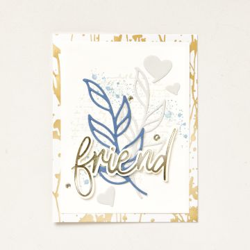 ELEMENTS OF TEXT CLING STAMP SET