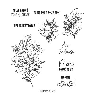 SET DE TAMPONS AMOVIBLES ÉCLOSIONS MÉMORABLES (FRANÇAIS)