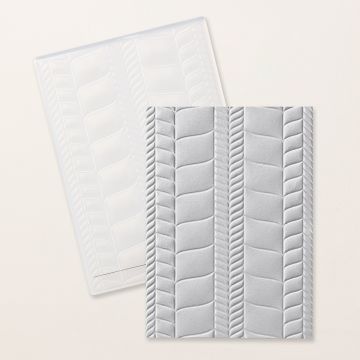 MODERN HERRINGBONE 3D EMBOSSING FOLDER