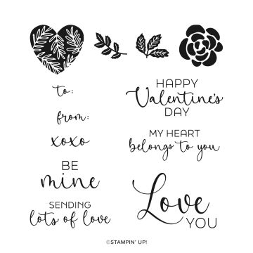 HEARTS OF ELEGANCE PHOTOPOLYMER STAMP SET (ENGLISH)