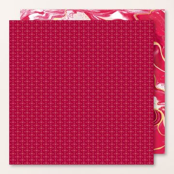 PAPIER DE LA SÉRIE DESIGN SPÉCIALITÉ 12" X 12" (30,5 X 30,5 CM) ÉLÉGANCE MARBRÉE