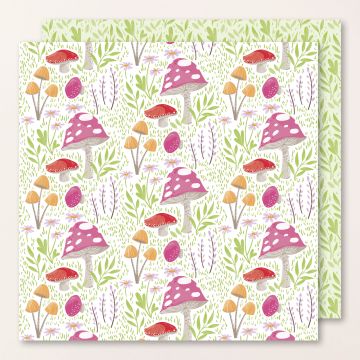 TOADSTOOL GARDENS 6" X 6" (15.2 X 15.2 CM) DESIGNER SERIES PAPER