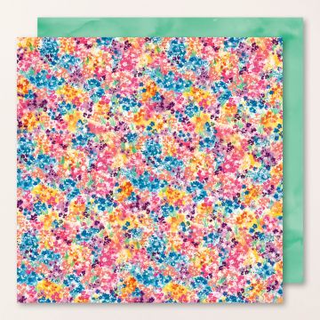 BLOOM IMPRESSIONS-DESIGNPAPIER 12" X 12" (30,5 X 30,5 CM)