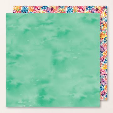 BLOOM IMPRESSIONS-DESIGNPAPIER 12" X 12" (30,5 X 30,5 CM)