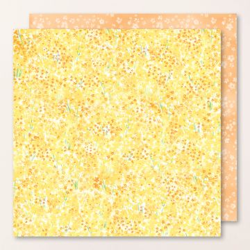 BLOOM IMPRESSIONS-DESIGNPAPIER 12" X 12" (30,5 X 30,5 CM)