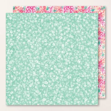 BLOOM IMPRESSIONS-DESIGNPAPIER 12" X 12" (30,5 X 30,5 CM)