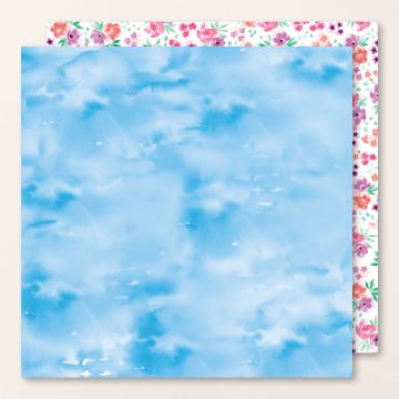 BLOOM IMPRESSIONS-DESIGNPAPIER 12" X 12" (30,5 X 30,5 CM)