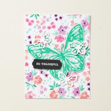 BLOOM IMPRESSIONS-DESIGNPAPIER 12" X 12" (30,5 X 30,5 CM)