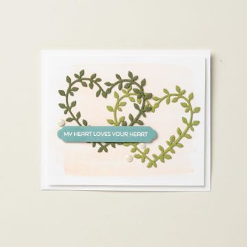 EN CŒUR PHOTOPOLYMER STAMP SET (FRENCH)
