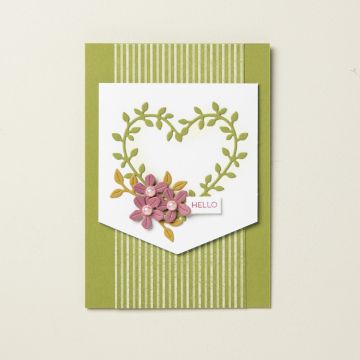 EN CŒUR PHOTOPOLYMER STAMP SET (FRENCH)