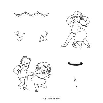 DANCE WITH ME PHOTOPOLYMER STAMP SET