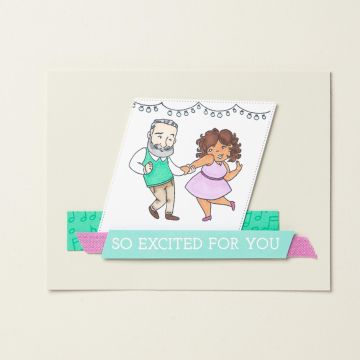 DANCE WITH ME PHOTOPOLYMER STAMP SET