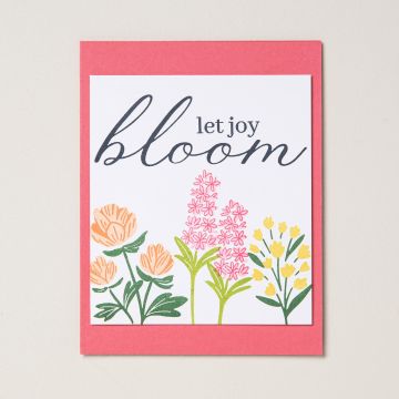 PRETTY FLORALS PHOTOPOLYMER STAMP SET